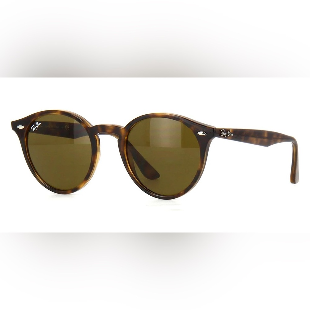 NWT Ray-Ban Sunglasses RB2180 710/83 49-21 Round Tortoise Brown D38, Polarized
